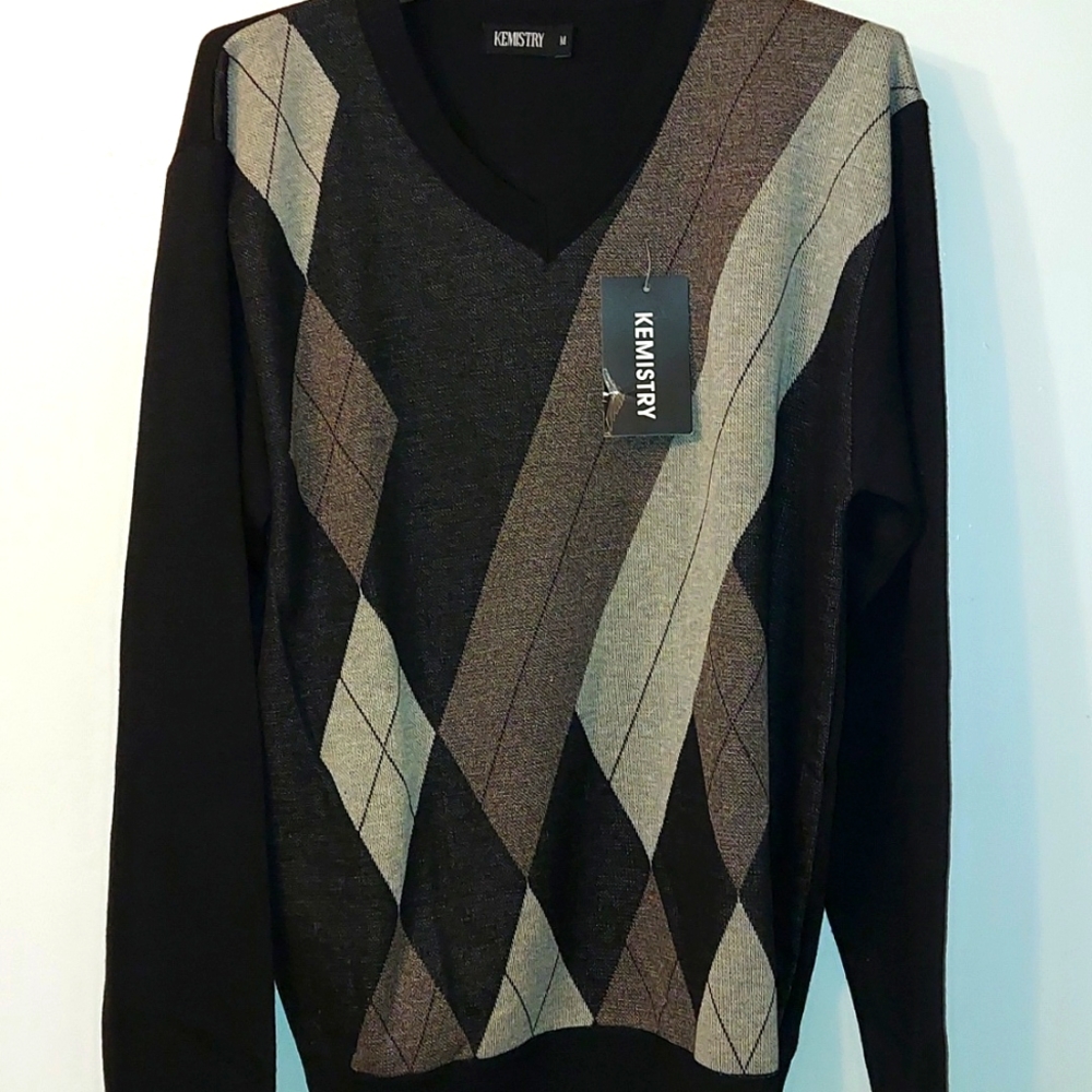 Men's Argyle Sweater